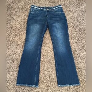KanCan Dark Blue Flare Jeans